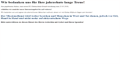 Desktop Screenshot of heilung-und-befreiung.de
